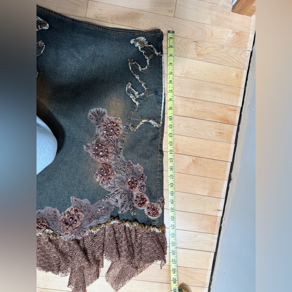 Ethereal denim fairycore skirt - Picture 5 of 5